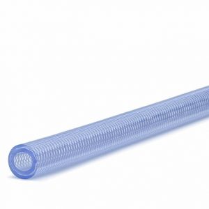 Weich-PVC-Schlauch mit Textileinlage glasklar